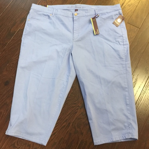 gloria vanderbilt jordyn capris plus size